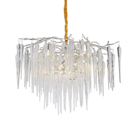 Люстры подвесные — Подвесная люстра Lumien Hall Emelin LH3066/10P-SL-CL купить в 