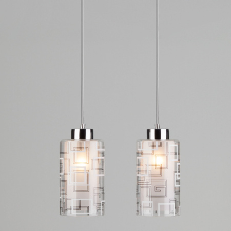 Подвесные светильники — Подвесной светильник Eurosvet 50002/2 хром купить в 