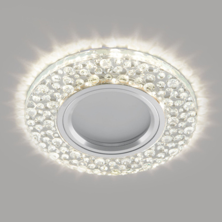 Встраиваемые точечные светильники — Встраиваемый светильник Elektrostandard 2224 MR16 CL прозрачный купить в 