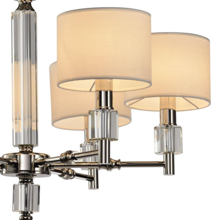 Люстры подвесные — Подвесная люстра Lumien Hall Малье LH1053/6H-NK-WT купить в 