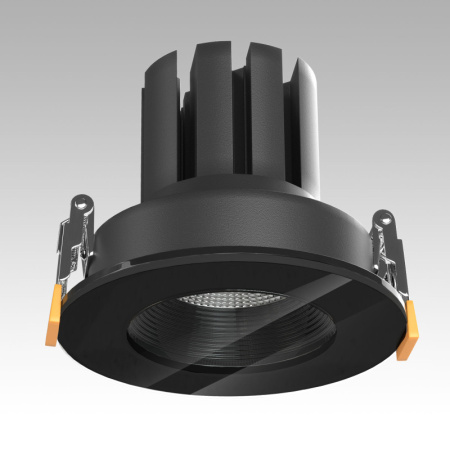 Встраиваемые точечные светильники — Встраиваемый светильник Elektrostandard 25096/LED 7W 4000 черный купить в 