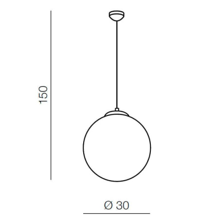 Подвесные светильники — Подвесной светильник Azzardo White ball 30 AZ2516 купить в 