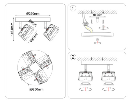 Споты — Спот Ambrella Light TN71241 купить в 