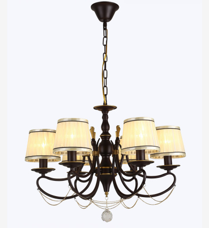 Люстры подвесные — 34814/6 кофе+золото купить в 