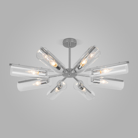 Люстры на штанге — Люстра на штанге Eurosvet 70144/8 хром купить в 