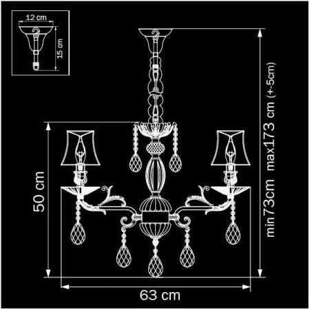 Люстры подвесные — Подвесная люстра Osgona Fiocco 701061 купить в 