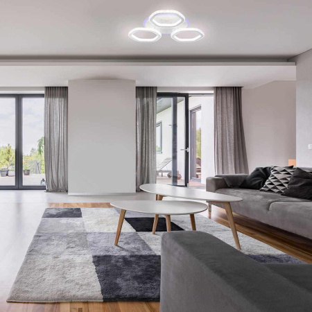 Потолочные люстры — Потолочная светодиодная люстра Escada Centauri 10263/3LED BL купить в 