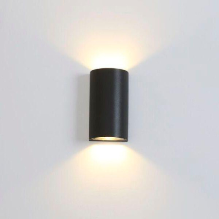 Свет для улицы — Уличный настенный светодиодный светильник Elvan GW-520-6W-WW-Bk купить в 