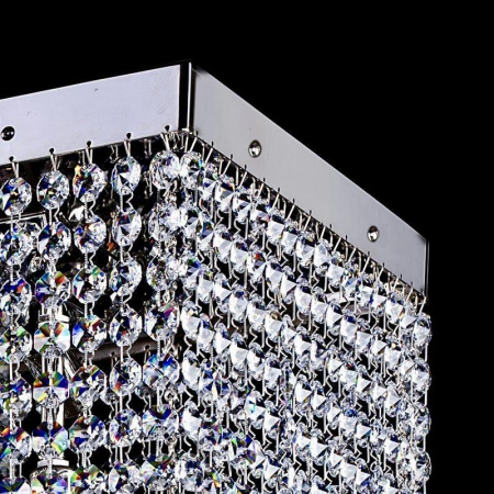 Потолочные светильники — Потолочный светильник Artglass Leandra 250X450 Nickel CE купить в 