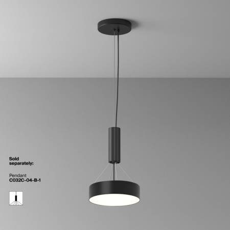 Накладные светильники — Накладной светильник Maytoni Technical C032CL-24W4K-RD-B купить в 