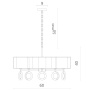Люстры подвесные — Подвесная люстра Divinare 4069/02 LM-5 купить в  Люстры подвесные — Подвесная люстра Divinare 4069/02 LM-5 купить в