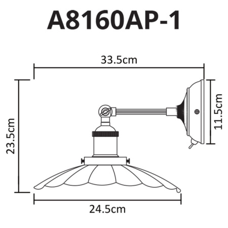 Настенные бра — Бра ARTE Lamp A8160AP-1WH купить в  Настенные бра — Бра ARTE Lamp A8160AP-1WH купить в