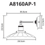 Настенные бра — Бра ARTE Lamp A8160AP-1WH купить в  Настенные бра — Бра ARTE Lamp A8160AP-1WH купить в