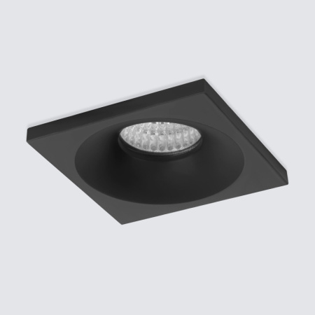 Встраиваемые точечные светильники — Встраиваемый светильник Elektrostandard 15271/LED 3W BK черный купить в 