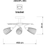 Люстры накладные — Накладная люстра ARTE Lamp A6545PL-3BC купить в  Люстры накладные — Накладная люстра ARTE Lamp A6545PL-3BC купить в