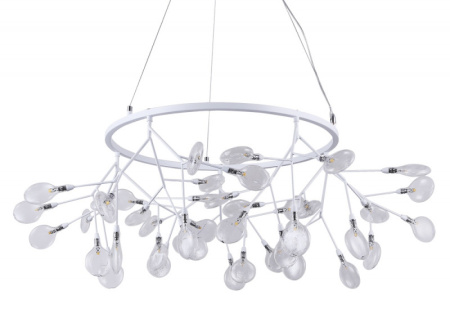 Люстры подвесные — Подвесная люстра Crystal Lux EVITA SP45 D WHITE/TRANSPARENT купить в  Люстры подвесные — Подвесная люстра Crystal Lux EVITA SP45 D WHITE/TRANSPARENT купить в
