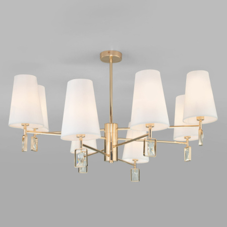 Люстры на штанге — Люстра на штанге Eurosvet 60137/8 золото купить в 