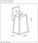 Уличные настенные светильники — Светильник настенный LUCIDE 29828/01/30 купить в 