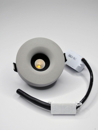 Cветильники потолочные встраиваемые — Встраиваемый светодиодный светильник Elvan VLS-110223-4,2W-WW-GrBk купить в 