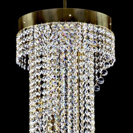 Люстры каскадные — Каскадная люстра Artglass Spiral 300x1200 Balls CE купить в 