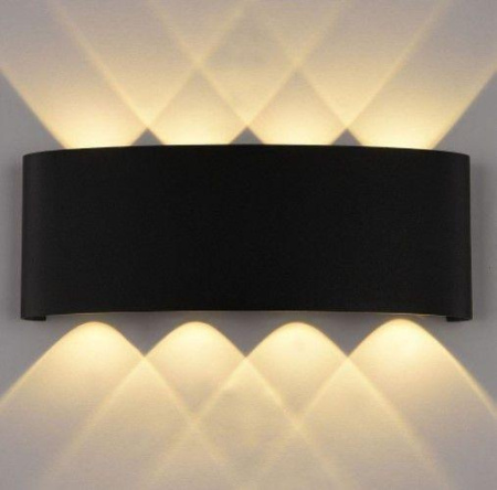 Настенные бра — Настенный светодиодный светильник IMEX Cross IL.0014.0001-8 BK купить в 