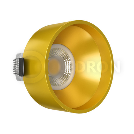 Встраиваемые точечные светильники — Встраиваемый светильник LeDron KEA GU10 Gold купить в 