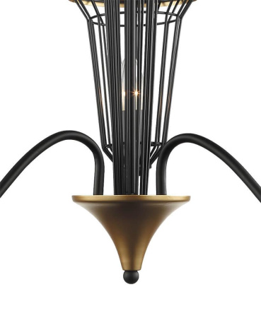 Люстры подвесные — Подвесная люстра Lumien Hall Блис 4016/3P-BK-GD купить в 