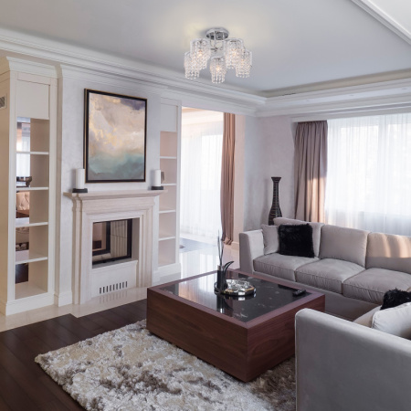 Люстры на штанге — Люстра на штанге Eurosvet 30137/5 хром купить в 