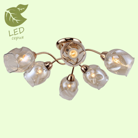 Люстры накладные — Накладная люстра Lussole GRLSP-8086 купить в 