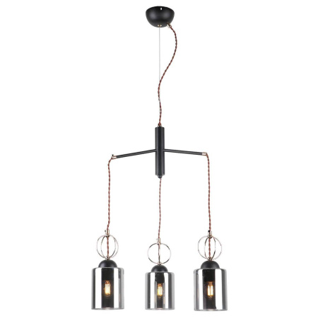 Подвесные светильники — Подвесной светильник IMEX MD.0103-3-S BK+FGD купить в 