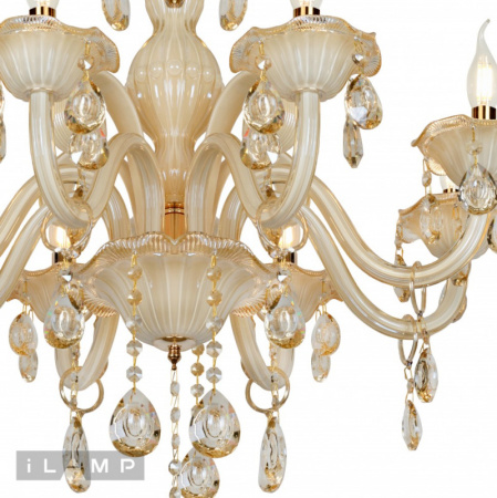 Люстры подвесные — Подвесная люстра iLamp 81072-8 WH купить в 