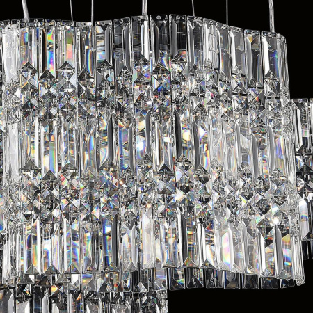 Люстры подвесные — Подвесная люстра Lumien Hall Сейен 0033/8P-CR-CL купить в 