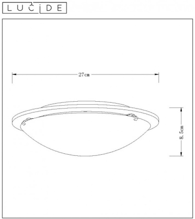 Накладные светильники — Накладной светильник LUCIDE 79178/08/12 купить в 