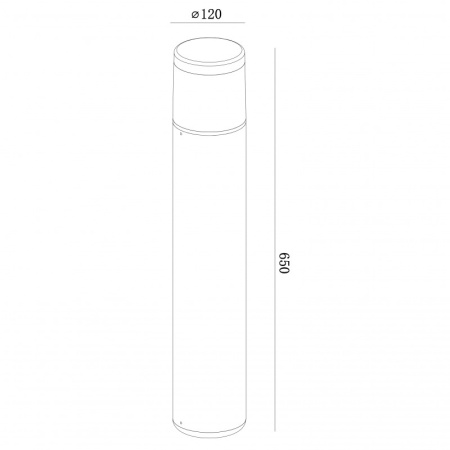 Средние уличные фонари — Садово-парковый светильник Mantra 8108 купить в 