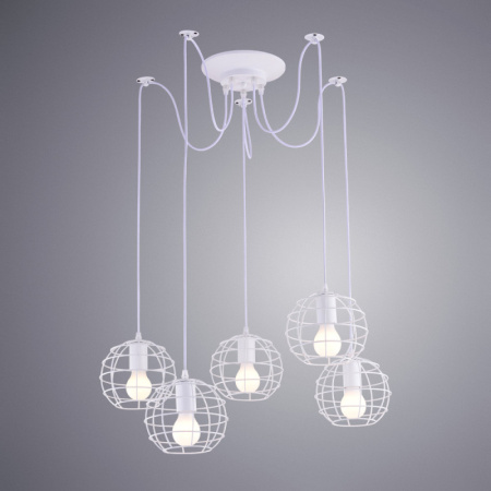 Люстры подвесные — Подвесная люстра ARTE Lamp A1110SP-5WH купить в  Люстры подвесные — Подвесная люстра ARTE Lamp A1110SP-5WH купить в