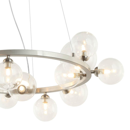 Люстры подвесные — Подвесная люстра Lumien Hall Lovrenc LH4125/14P-SN-CL купить в 