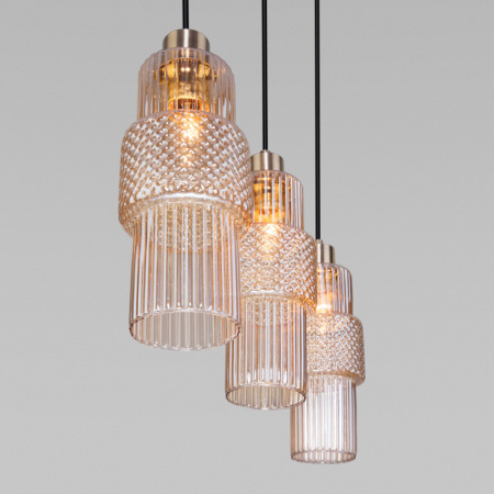 Подвесные светильники — Подвесной светильник Eurosvet 50209/3 бронза купить в 