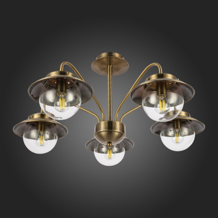 Люстры на штанге — Люстра на штанге Evoluce SLE110102-05 купить в 