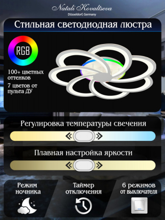 Люстры накладные — Накладная люстра Natali Kovaltseva HIGH-TECH LED LAMPS 82039 купить в  Люстры накладные — Накладная люстра Natali Kovaltseva HIGH-TECH LED LAMPS 82039 купить в