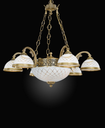Люстры подвесные — Подвесная люстра Reccagni Angelo L 7002/6+2 купить в 