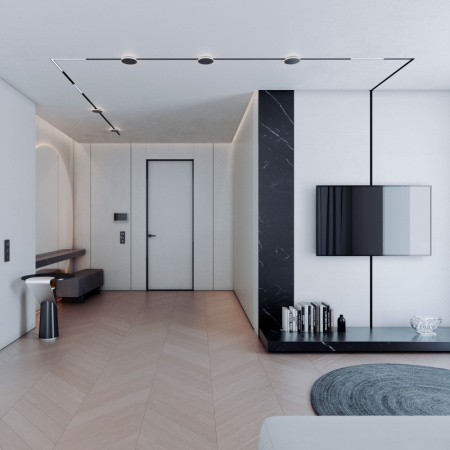 Трековые светильники — Светильник на шине Elektrostandard Slim Magnetic(черный 85172/01 купить в 