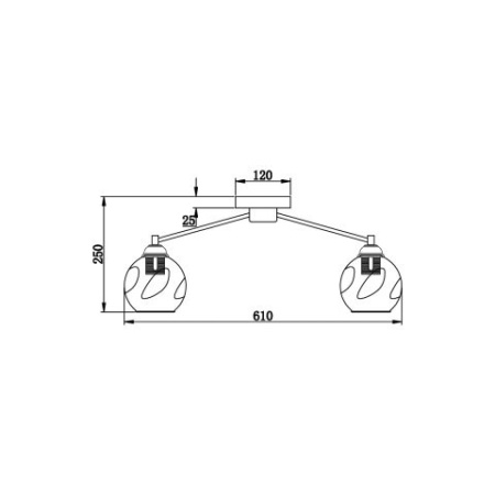 Люстры накладные — Накладная люстра Vele Luce VL1882L06 купить в 