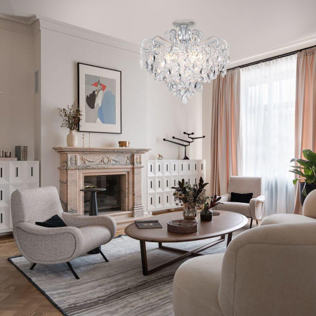 Потолочные люстры — Потолочная люстра Escada Ophelia 643/6P Silver купить в 