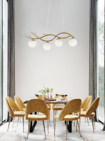 Люстры подвесные — Подвесная люстра Freya FR8014PL-04BS купить в 