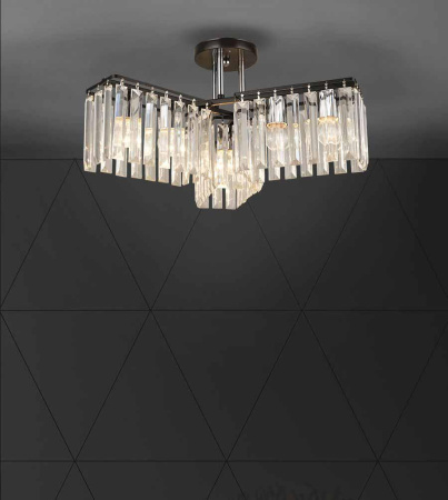 Потолочные люстры — Потолочная люстра Seven Fires Berit WD3548/6C-BK-CR-CL купить в  Потолочные люстры — Потолочная люстра Seven Fires Berit WD3548/6C-BK-CR-CL купить в