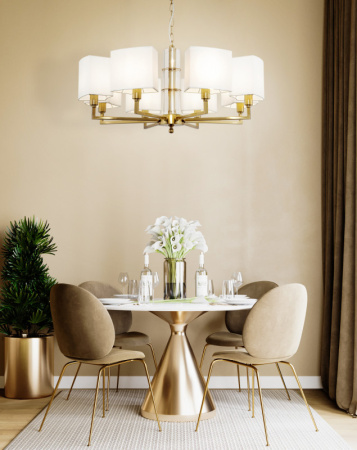 Люстры подвесные — Подвесная люстра Maytoni H015PL-08G купить в 