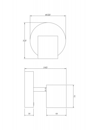 Споты — Спот Freya FR10005CW-L6B купить в 