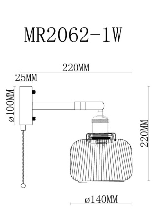 Настенные бра — Бра MyFar MR2062-1W купить в 