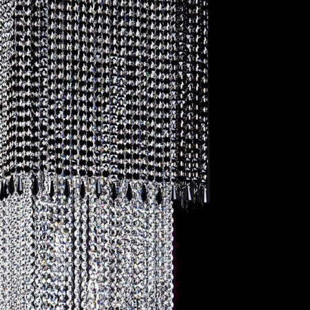 Люстры каскадные — Каскадная люстра Artglass Ambra Nickel CE купить в 