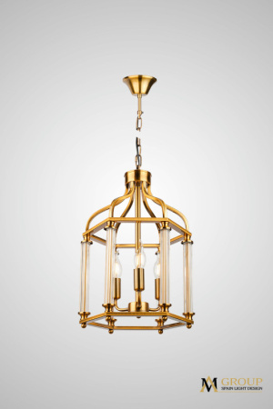 Люстры подвесные — Подвесная люстра AM Group AM277-3GAB купить в 